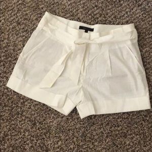 White High Waisted BCBG Shorts
